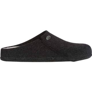 👉 Birkenstock Zermatt anthracite regular vilt shearling cozy home