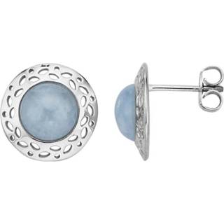 👉 Oorsteker blauw zilver vrouwen makkelijk te combineren Oorstekers KLiNGEL 4055708495951