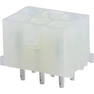 👉 Power connector wit polyester tin Molex 10845061 6.35mm Pitch MLX Connector, 2.13mm Contact Diameter, Vertical, PCT Polyester, (Sn), White, 6 Ci 2050007091806