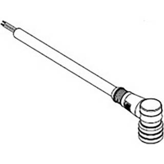 PVC Molex 1200060018 Micro-Change (M12) Single-Ended Cordset, 4 Poles, Female (Straight) to Pigtail, 0.34mm² PUR/PVC Cable, 2. 2050007092032