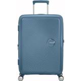 👉 Spinner blauw stone blue polypropyleen soundbox American Tourister 67 Expandable 5400520102928