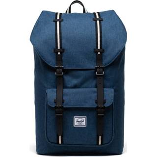 👉 Rugzak blauw Ensign Blue Crosshatch polyester Little America Herschel 828432529803