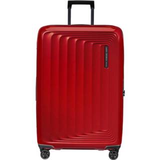 👉 Spinner rood Metallic Red polycarbonaat nuon Samsonite 75 Exp 5400520095657