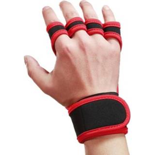 Glove Lifting Gloves Workout with Integrated Wrist Wraps Anti-slip Hand Protector for Weight Powerlifting Pull Ups