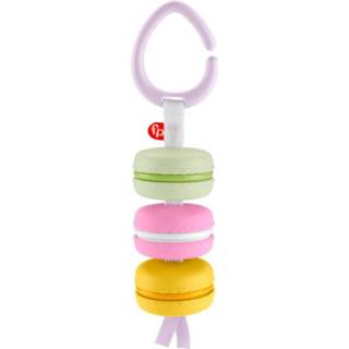 👉 Paars kunststof One Size Color-Paars Fisher-Price rammelaar Macaron 22,7 x 5,7 cm 887961910513