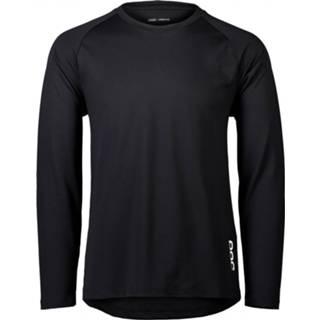 👉 Fiets shirt XXL zwart uniseks POC - Essential Downhill L/S Jersey Fietsshirt maat XXL, 7325540792639