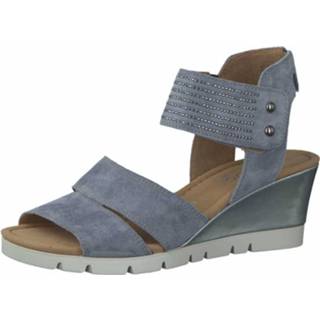 👉 Sandaal suède blauw Gabor Sandalen/Sandaaltjes 4057167536596