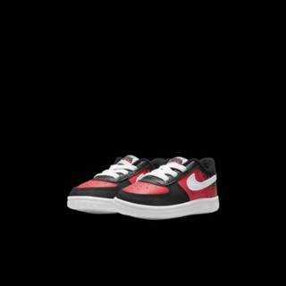 👉 Rood male jongens Nike Force 1 Crib SE Wiegbooties - 195866740389