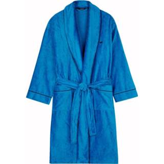 👉 XL male peacock blauw adult HOM Bathrobe - Charly 9009984184516