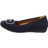 👉 Ballerina's suède blauw Gabor Ballerinas 4060666140805