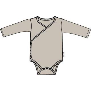 👉 Longsleeve zilver Onesie - Silver