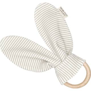 👉 Grijs small Default Title Bunny Teether - Grey Stripe