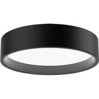 👉 Plafondlamp zwart aluminium senioren Louis Poulsen Circle Surface 450 - 3000K Opaal Dal 5703411762318