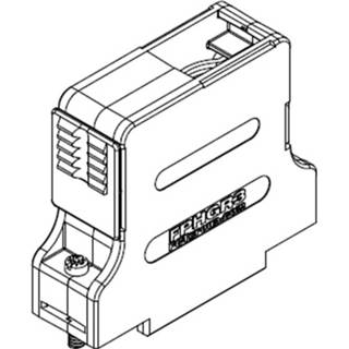 👉 D-sub connector grijs plastic 3 Molex 1731110015 FCT Backshell for Connector, Grey, Shell Size 3, Straight or 90° Angle Cable Outlet, Flat Body, with Locking Screws 2050007101666