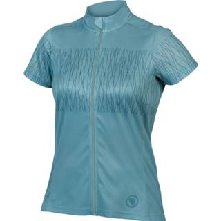 👉 Fiets shirt vrouwen oranje XL Endura - Women's Hummvee Ray Trikot Kurzarm Fietsshirt maat XL, 5056286920889