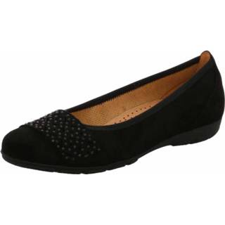 👉 Ballerina's nubuck zwart Gabor Ballerinas 4057167856922