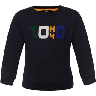 Jongens sweater katoen truien male blauw Beebielove tokyo 8718164523694 8718164523700 8718164523731