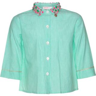 Blous katoen meisjes vrouwen groen Mim-Pi Blouse 8718888144472