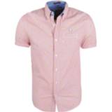 👉 Overhemd l male rood mannen MZ72 heren korte mouw chapple - 8720086205374