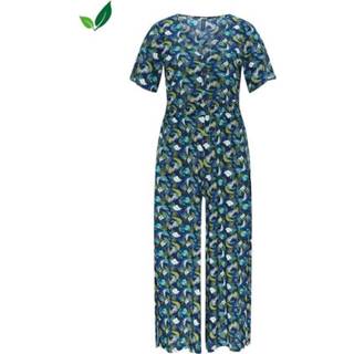 👉 Jumpsuit viscose l vrouwen blauw Tranquillo ecovero tropica