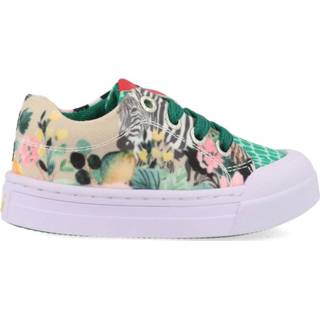 Sneakers groen canvas meisjes Go Banana's GB_ZEBRA-L maat