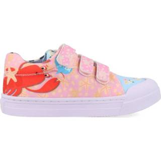 Sneakers roze blauw canvas meisjes Go Banana's GB22SLOBSTER-V / maat
