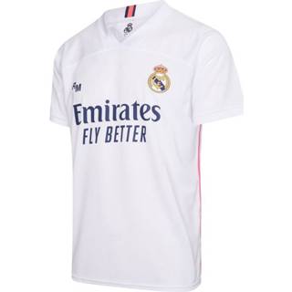 👉 Shirt polyester l male wit Real Madrid Thuis 20/21 8435613218917
