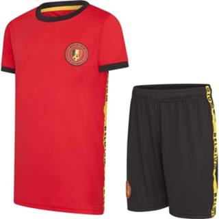 👉 Voetbaltenue polyester male zwart jongens Belgisch Elftal België 21/22 8716384921320