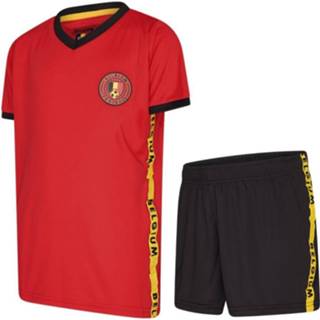 👉 Voetbaltenue polyester male zwart meisjes Belgisch Elftal België 21/22 8716384921375