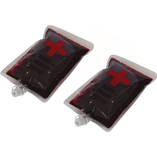 👉 Schmink Set Van 2x Stuks Zakje Vloeibaar Horror Nepbloed 200 Ml - 8720576605929