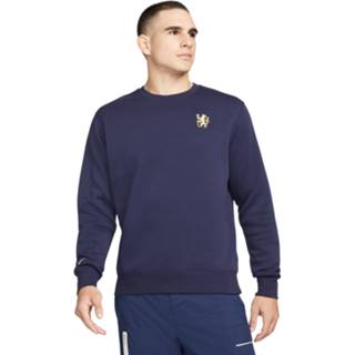 👉 Sweater blauw goud xxl|l|m|s|xl chest circumference Crew Sweaters hip Nike Chelsea 2021-2022 Donkerblauw