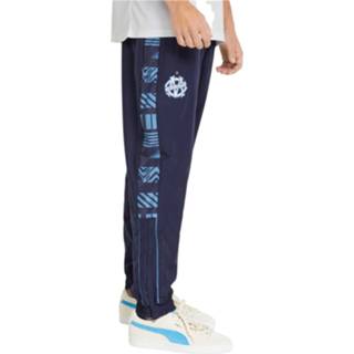 👉 Trainingsbroek wit blauw xxs|xs|s|m|l|xl e broeken PUMA Olympique Marseille FtblHeritage Track Donkerblauw