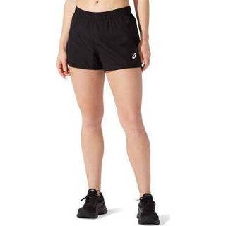 👉 Polyester l running vrouwen zwart Asics core 4in short - 4550330598044 4550330598051 4550330598068