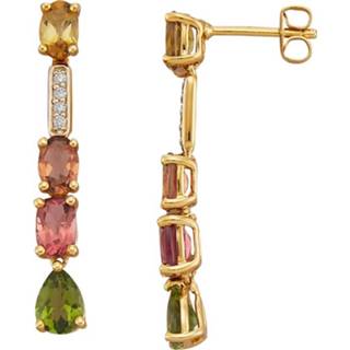 👉 Oorbel multicolor zilver vrouwen Oorbellen KLiNGEL 4055708640115