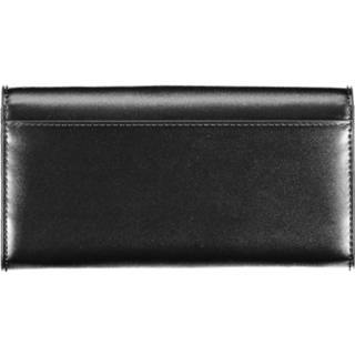 👉 Portemonnee zwart vrouwen One Size portemonnees Calvin Klein K60k608754 8719855200085