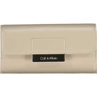 👉 Portemonnee One Size portemonnees vrouwen beige Calvin Klein K60k608754 8719855205066
