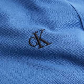 👉 Male l blauw Calvin Klein J30j315603 c2y antique blue tipping slim polo h po