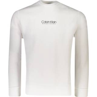 👉 Sweater katoen XL male wit Calvin Klein 2000005528347