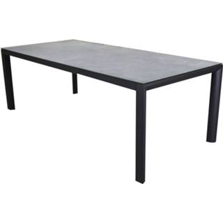 👉 Terrastafel antraciet aluminium active Angora dining tuintafel 220x100xH74 cm 659424238379