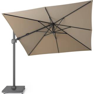 👉 Bermuda aluminium active zweefparasol 300x300 cm taupe 8720039165090