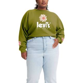 👉 Poster zijde l vrouwen groen Levi's Pl vintage raglan crew