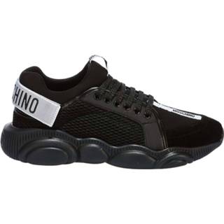 👉 Riem polyester male zwart Moschino Logo sneaker 8054400310353