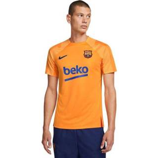 👉 Trainingsshirt oranje mesh l voetbal mannen male Nike Fc barcelona 2021-2022 vivid orange 195245811303 195245811310 195245811327