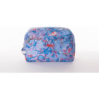 👉 Toilettas blauw kant One Size vrouwen print Oilily pocket dusk blue 8714457261755