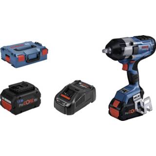 👉 Bosch Professional GDS 18V-1000 C 06019J8003 Accu-draaislagmoeraanzetter 18 V 5.5 Ah Li-ion Brushless, Incl. 2 accus, lader, koffer 4059952548524