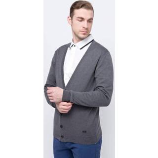 👉 Spijkerbroek wol truien male grijs Armani Jeans Cardigan Virgin Wool