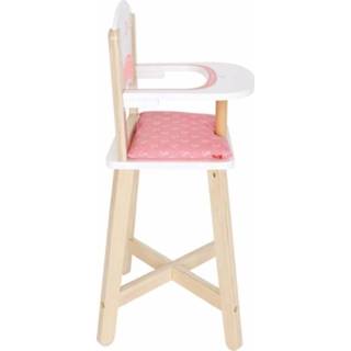 👉 Kinderstoel hout One Size roze kinderen Poppen van 57 cm 8719538311541