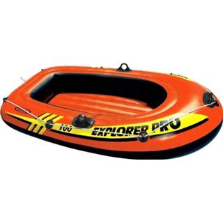 👉 Opblaasboot oranje PVC One Size Color-Oranje Intex Explorer Pro 100 160 x 94 29 cm 78257583553