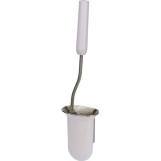 👉 Toilet borstel RVS One Size Color-Wit wit Joseph toiletborstel met houder 43,5 x 10 cm 5028420001907