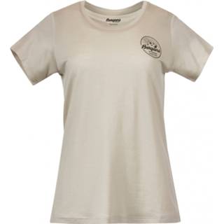 👉 Shirt XL vrouwen grijs Bergans - Women's Graphic Wool Tee T-shirt maat XL, 7031582373797